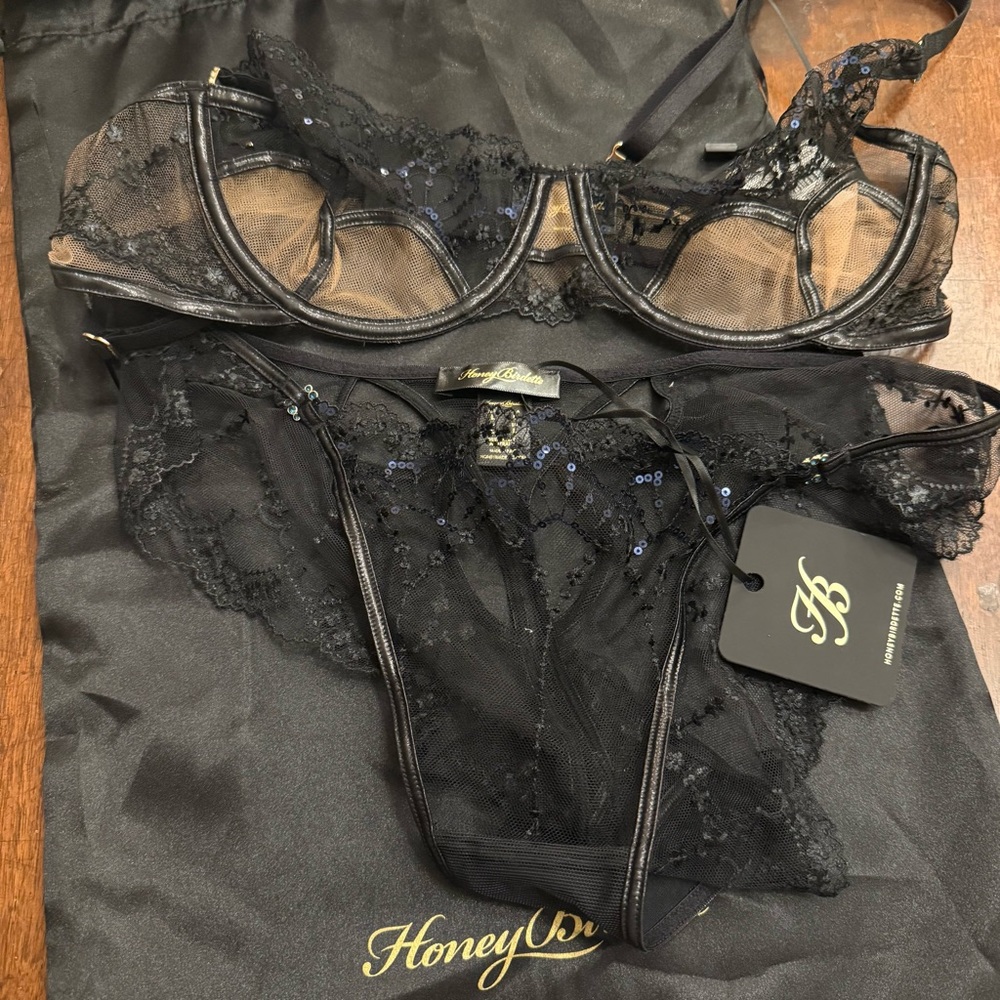 HONEY BIRDETTE💋 Allegra 2 PIECE LINGERIE SET 36C, L